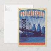 ペンシルバニア州，フィラデルフィア | The City Of Brotherly ポストカード (正面/裏面)