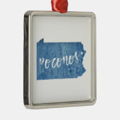 ペンシルバニア州，ポコノス メタルオーナメント (右)