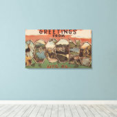 ペンシルバニア州 – ポコノマウンティア キャンバスプリント (インサイチュ (ウッドフロア))