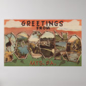 ペンシルバニア州 – ポコノマウンティア ポスター (正面)