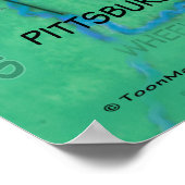 ペンシルバニア州 ポスター (角)