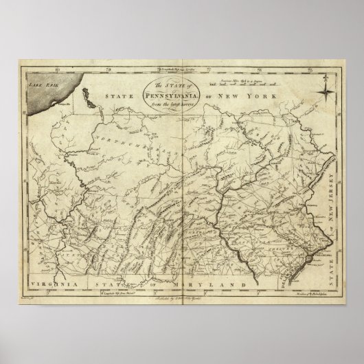 ペンシルバニア州 ポスター (正面)