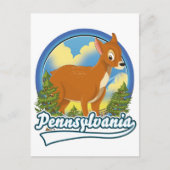 ペンシルバニア旅行のロゴ ポストカード (正面)