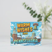 ペンシルバニア葉書 ポストカード (スタンド正面)