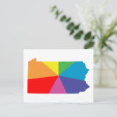 ペンシルバニア虹の配列 ポストカード (スタンド正面)