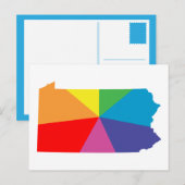 ペンシルバニア虹の配列 ポストカード (正面/裏面)