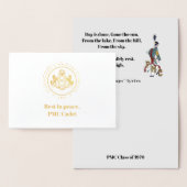 ペンシルバニア軍隊大学の同情カード – 1970 箔カード (ディスプレー)