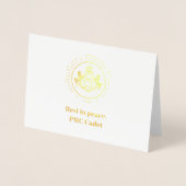 ペンシルバニア軍隊大学の同情カード – 1970 箔カード (正面)