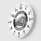 ペンシルバニア鉄道の電化マイル毎 ラージ壁時計 (傾斜)