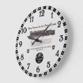 ペンシルバニア鉄道の1926年の電力 ラージ壁時計 (傾斜)