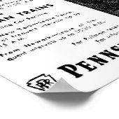 ペンシルバニア鉄道を介した陸海軍ゲーム ポスター (角)