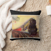 ペンシルバニア鉄道ブロードウェイ制限枕 クッション (ブランケット)
