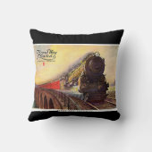 ペンシルバニア鉄道ブロードウェイ制限枕 クッション (裏面)