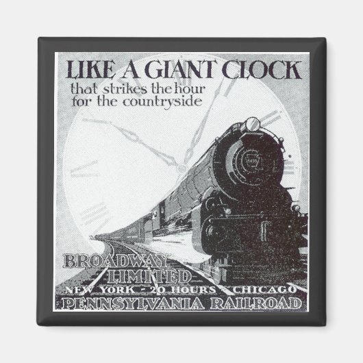 ペンシルバニア鉄道ブロードウェイ有限会社1929 マグネット (正面)
