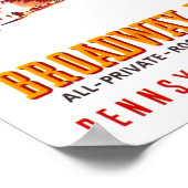 ペンシルバニア鉄道ブロードウェイ限定ストリーマー ポスター (角)