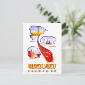 ペンシルバニア鉄道ブロードウェイ限定ストリーマー ポストカード (スタンド正面)