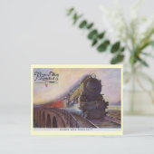 ペンシルバニア鉄道ブロードウェイ限定、ヴィンテージ ポストカード (スタンド正面)