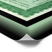 ペンシルバニア鉄道会社～株券 ポスター (角)