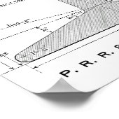 ペンシルバニア鉄道区間 ポスター (角)