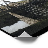 ペンシルバニア鉄道橋モントクレアPA ポスター (角)