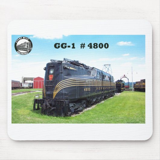 ペンシルバニア鉄道機関車GG-1 #4800マウス マウスパッド (正面)