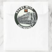 ペンシルバニア鉄道機関車GG-1 #4800 ラウンドシール (バッグ)