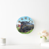 ペンシルバニア鉄道機関車GG-1 #4800 ラウンド壁時計 (ホーム)