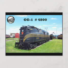 ペンシルバニア鉄道機関車GG-1 #4800 -2- ポストカード