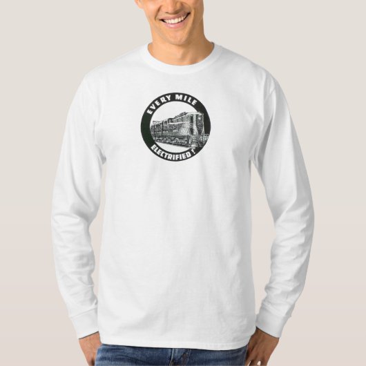 ペンシルバニア鉄道機関車GG-1 #4800 Tシャツ (正面)
