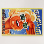 ペンシルバニア鉄道経由のアトランティックシティ ジグソーパズル (横)