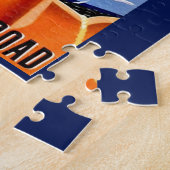 ペンシルバニア鉄道経由のアトランティックシティ ジグソーパズル (側面)