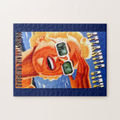 ペンシルバニア鉄道経由のアトランティックシティ ジグソーパズル (横)