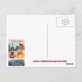 ペンシルバニア鉄道葉書でPhila.に移動 ポストカード (裏面)