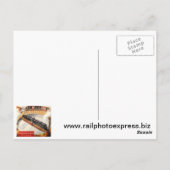 ペンシルバニア鉄道蒸気タービンポストカード ポストカード (裏面)