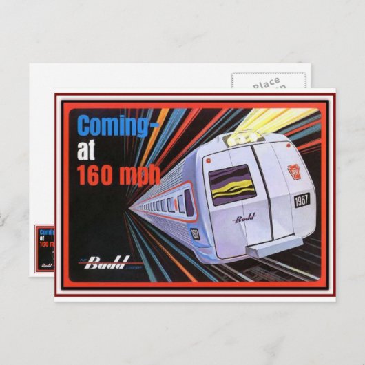 ペンシルバニア鉄道計測器1967はがき ポストカード (正面/裏面)