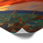 ペンシルバニア鉄道 – アトランティックシティ， 1935 ポスター (角)