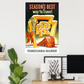 ペンシルバニア鉄道、シーズン最高のズの旅行方法 ポスター (ホームオフィス)