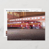 ペンシルバニア鉄道(JTFS)ナイトフォトシュート ポストカード (正面/裏面)