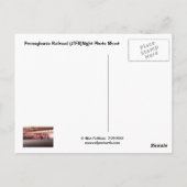 ペンシルバニア鉄道(JTFS)ナイトフォトシュート ポストカード (裏面)