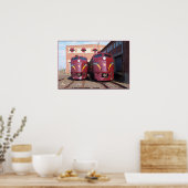 ペンシルバニア鉄道E-8a,s (JTFS) 5809および5711 ポスター (キッチン)