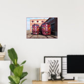 ペンシルバニア鉄道E-8a,s (JTFS) 5809および5711 ポスター (ホームオフィス)