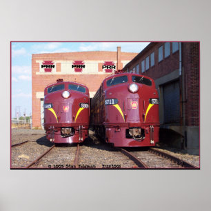 ペンシルバニア鉄道E-8a,s (JTFS) 5809および5711 ポスター