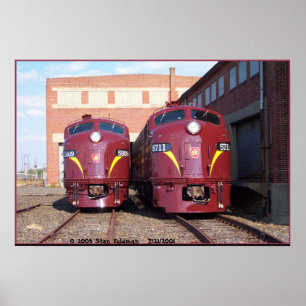 ペンシルバニア鉄道E-8a,s (JTFS) 5809および5711 ポスター