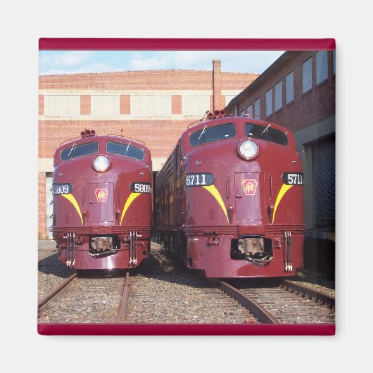 ペンシルバニア鉄道E-8a,s (JTFS) 5809および5711 マグネット (正面)