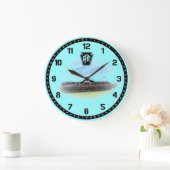 ペンシルバニア鉄道GG-1 #4800側面 ラージ壁時計 (ホーム)