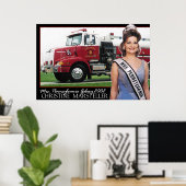 ペンシルバニア銀河系2002 – 消防車–2 ポスター (ホームオフィス)