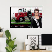 ペンシルバニア銀河系2002 – 消防車–2 ポスター (ホームオフィス)