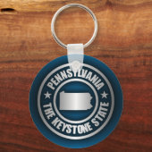 ペンシルバニア鋼(B) キーホルダー (正面)