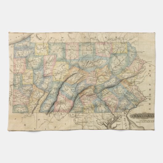 ペンシルバニア8 キッチンタオル (横)