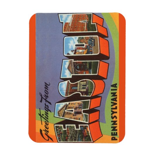 ペンシルバニア、イーストンマグネット マグネット (縦)